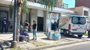 El trabajador realizab trareas de pintura en alturas. Cayó al vacío en un edificio de calle Santa Cruz, en Paraná