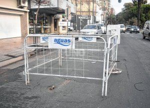Apareció otro hundimiento: está ubicado frente a la Estación Belgrano en pleno Bulevar Gálvez