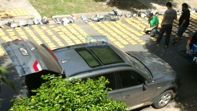 Secuestran gran cargamento de marihuana en el centro de Paraná