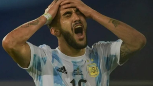 Fue, pero... Nico González intentó pero no está apto para la competencia. De baja.