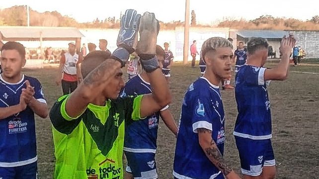 Foto de la victoria de Sportivo Urquiza. Foto Fernando Bordón/Minuto a Minuto.