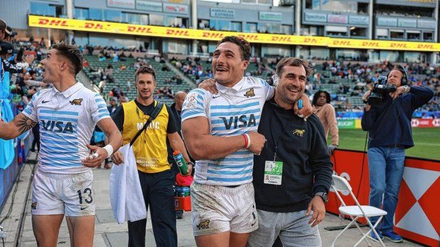 Despedida. El entrerriano Juan Martín Galarraga (derecha) le dijo adiós al seleccionado nacional masculino de juego reducido.