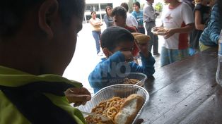En los comedores escolares se nota la falta de alimento el fin de semana
