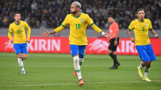 Brasil le ganó a Japón con un gol de Neymar en Tokio