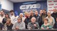 Hugo Godoy (CTA - A) y Hugo Yasky (CTA-T) acordaron las medidas. Hugo Godoy (CTA - A) y Hugo Yasky (CTA-T) acordaron las medidas.