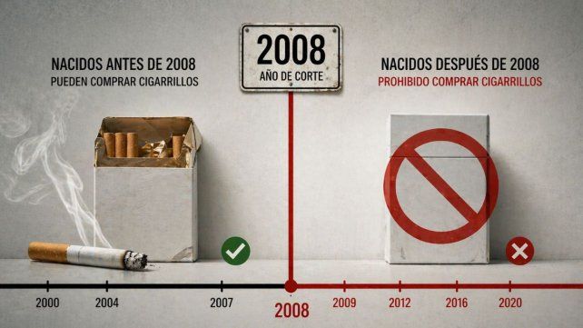 Inglaterra prohíbe vender cigarrillos a quienes hayan nacido después de 2008