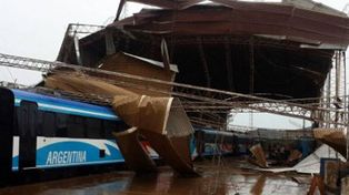 Fuerte tormenta averió el tren que hará Posadas-Encarnación