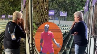 Alejandro, padre de Juan Manuel y Francisco Cerúndolo, protagonizó un particular episodio con sus hijos en el Argentina Open.