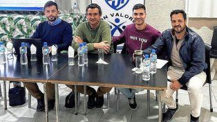 Leandro Birollo junto a otros dirigentes encabezaron el sorteo del fixture del Clausura.