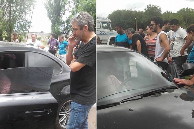 Ricardo y Chino Darín se quedaron varados en la provincia por el mal tiempo.&nbsp;