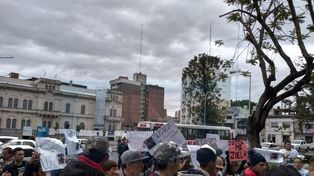 Movilización y muestras de dolor por el crimen de Joel Micle Damonte