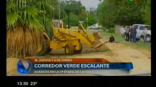 El Corredor Verde Escalante avanza hacia Facundo Zuvíría