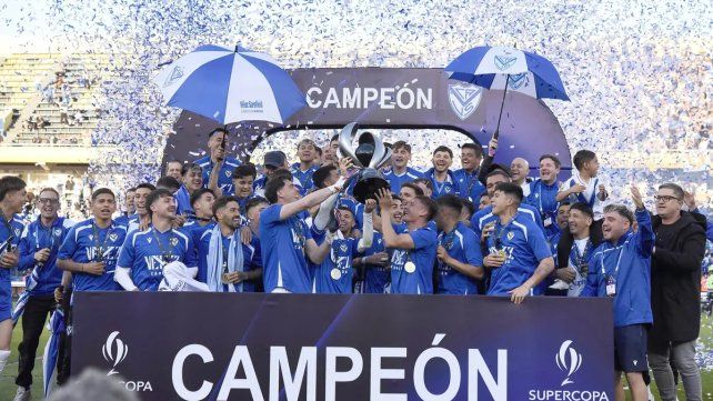 Vélez venció a Central Córdoba en Rosario y se quedó con la Supercopa Argentina