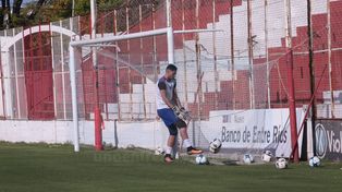 Migliore en unos de sus entrenamientos en el Pedro Mutio