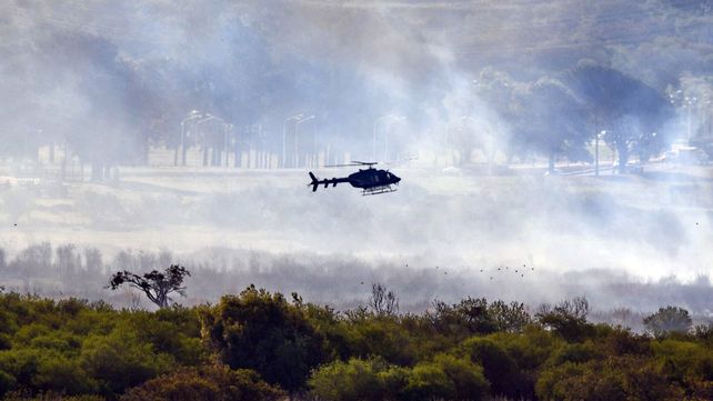 Durante el fin de semana hubo incendios en cercanías a la traza del túnel subfluvial