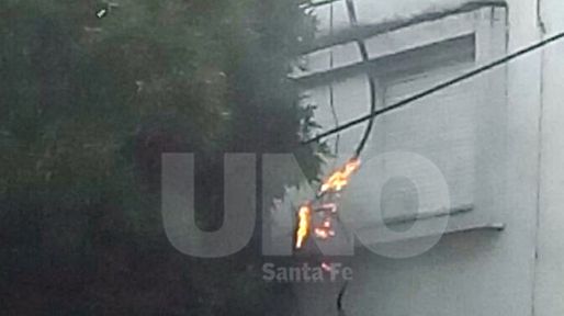 Tomó fuego el cableado del tendido eléctrico en Catamarca y Francia