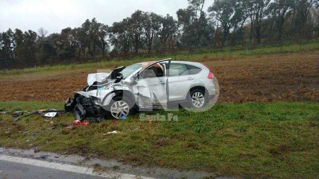 Violento choque frontal con una mujer fallecida y tres heridos graves