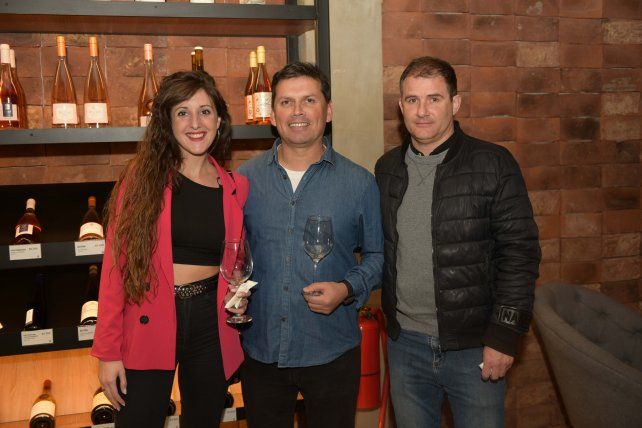 Milagros Pauletto, Pablo Gúntero y Damián Mozz.