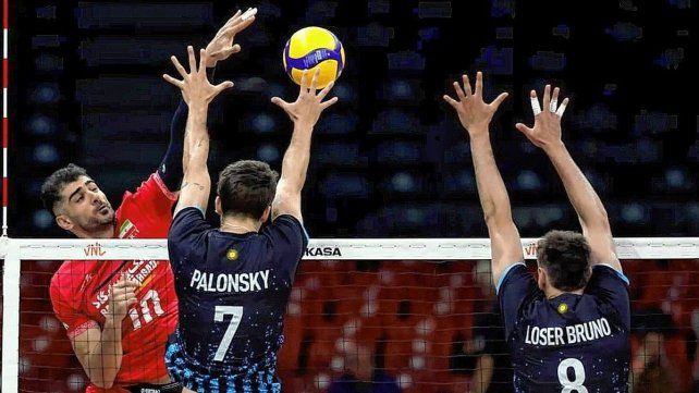 La Selección Argentina perdió contra Irán por la VNL