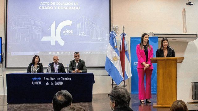 UNER: se graduaron 130 nuevos profesionales de la salud