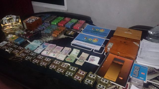 Allanaron un casino clandestino en Strobel: Hay un detenido