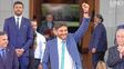 El gobernador Pullaro, tras jurar la nueva Constitución de Santa Fe. Foto: José Busiemi / UNO Santa Fe.