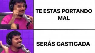 Te estás portando mal