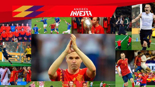 Iniesta se despidió de la selección con una emotiva carta