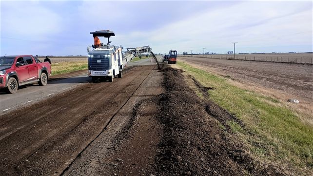 Vialidad Nacional interviene los tramos más deteriorados de la ruta 178 entre Las Rosas y Villa Eloísa