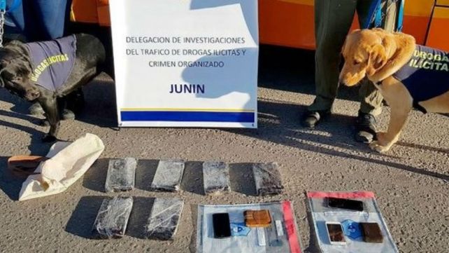 Detienen a un hermano de Barijho y a dos choferes de un micro con seis kilos de cocaína