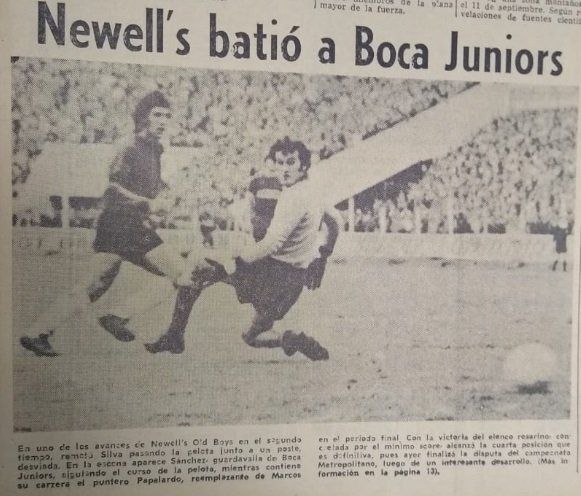 La portada del diario, después del triunfo de Newell