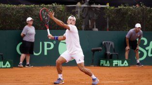 Sebastián Báez jugará nuevamente en Jockey Club. Hace un año fue en la Copa Davis, esta vez será en el YPF Rosario Challenger