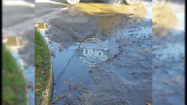 Una pérdida de agua que lleva meses