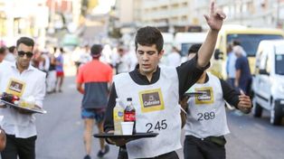 La tradicional carrera de mozos s e realizará en el parque Independencia