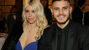 Wanda Nara la rompió en la cena navideña del Inter