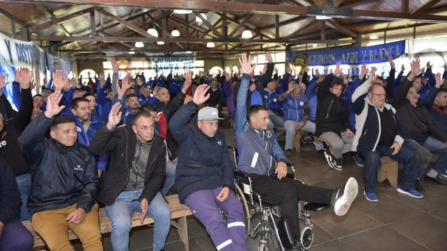 El Sindicato de Camioneros de la provincia se reunió en asamblea