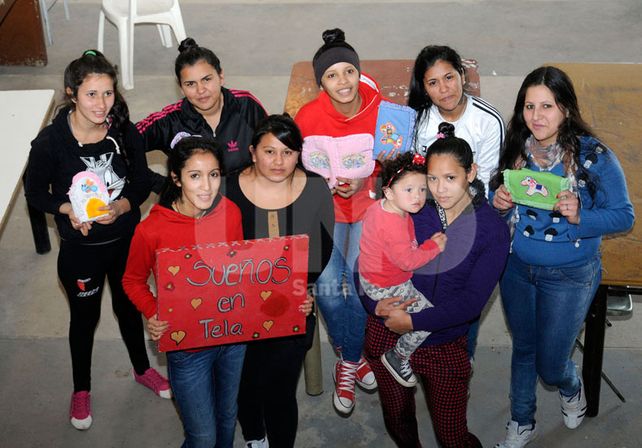Entusiastas. Las jóvenes que asisten