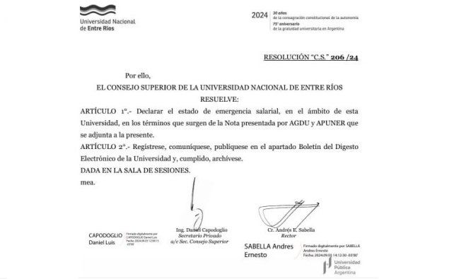 En estado de emergencia salarial, paran las universidades públicas