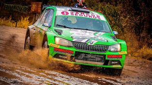 Alejandro Cancio, en medio de la lluvia, se quedó con la victoria en el Rally de San Luis.