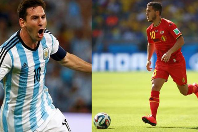 Imperdible infografía comparativa de Messi y Hazard