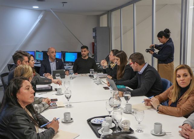 Los concejales que integran la comisión de Control