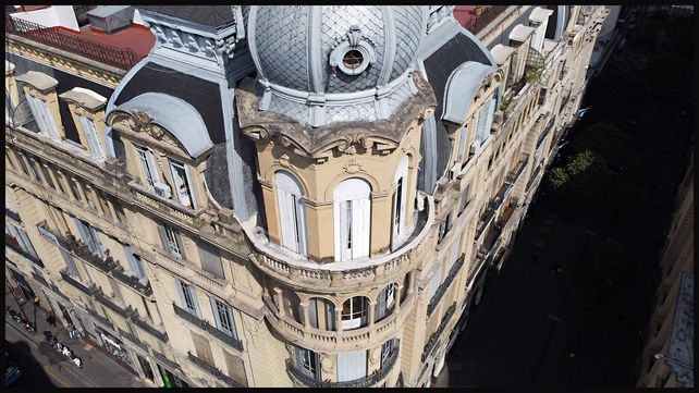 La cúpula del ex Hotel Palace. 