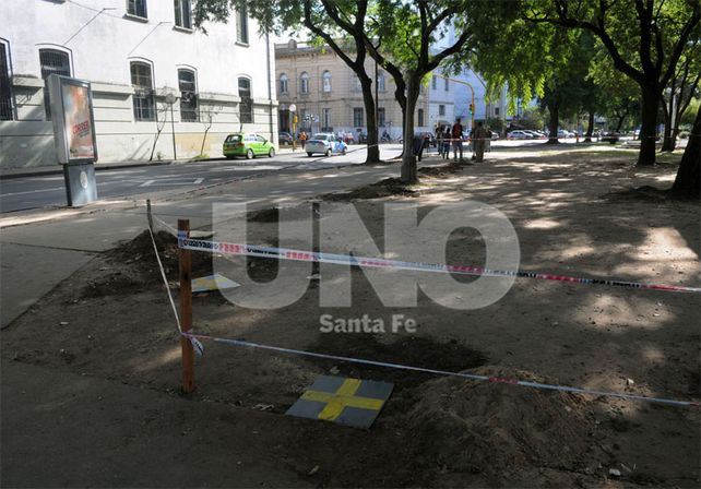 El 7 de mayo de 2014 comenzó el cerramiento del Parque Alberdi para comenzar la construcción de la obra / Foto: Juan Manuel Baialardo - Uno Santa Fe
