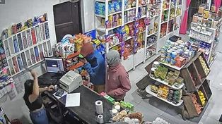 Video: una joven enfrentó delincuentes y los corrió del kiosco