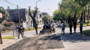 Trabajos de bacheo