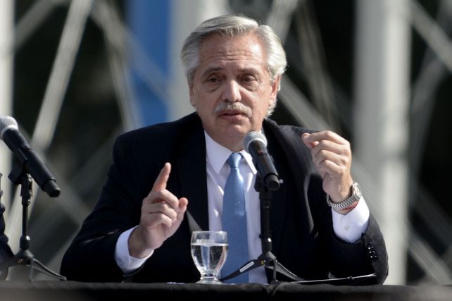 El presidente Alberto Fernández encabezó un acto en el Museo del Bicentenario.