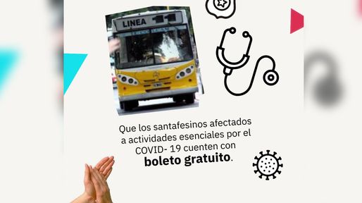 Piden boleto gratuito de colectivo durante la cuarentena
