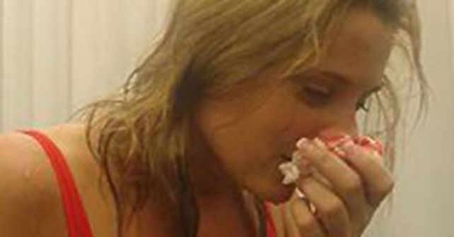 Roc&iacute;o Marengo se golpe&oacute; la cara en Chile mientras ensayaba un paso de aquadance