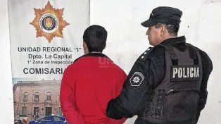 Bº Santa Rosa de Lima: cayó preso un hombre por amenazas a dos mujeres y le secuestraron un arma de guerra