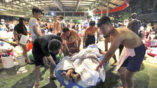 Explotó un parque de diversiones en Taiwán